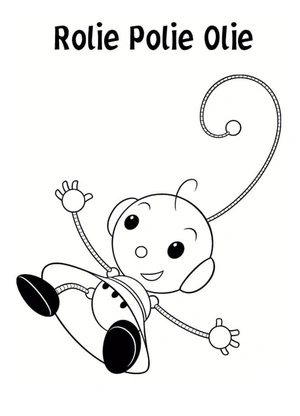 Página para Colorir Página para colorir imprimível de Rolie Polie Olie