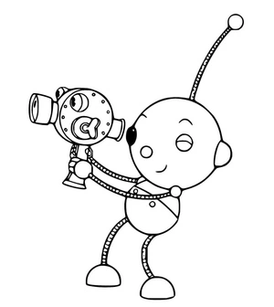 Página para Colorir Página para Colorir Rolie Polie Olie