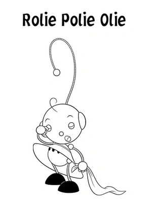 Página para Colorir Zowie Polie Dormindo