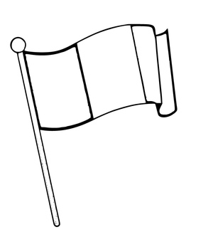 Página para Colorir da Bandeira da Romênia
