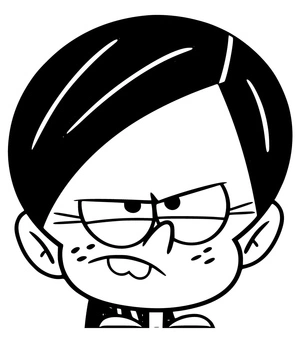 Página para Colorir Ronnie Anne Furiosa