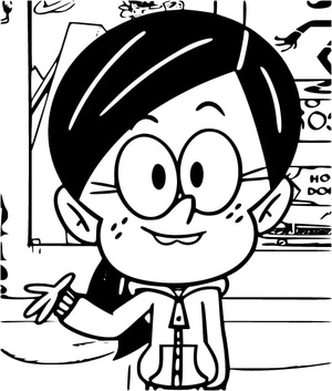 Página para Colorir Querida Ronnie Anne