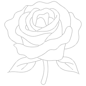 Desenhando uma Bela Rosa