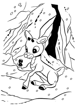 Adorável Pequeno Rudolph