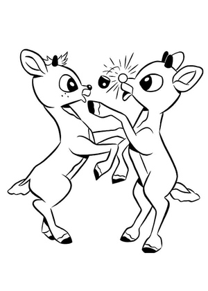 Bola de Fogo Flamejante e Rudolph Radiante