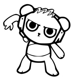 Página para Colorir Combo Panda do mundo de Ryan