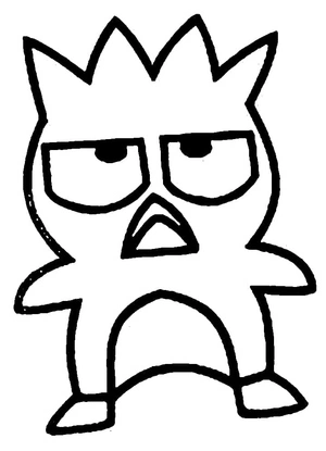 Página para Colorir Adorável Badtz Maru