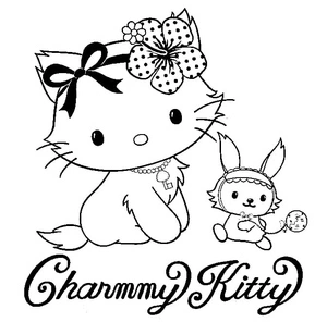 Página para Colorir Charmmy Kitty e Sugar Adoráveis