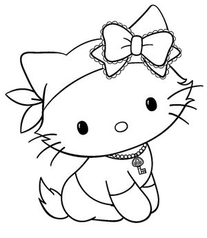 Página para Colorir Charmmy Kitty Adorável