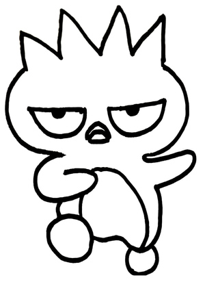Página para Colorir do Badtz Maru