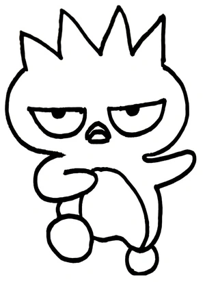 Página para Colorir Página para Colorir do Badtz Maru