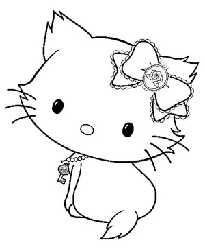 Página para Colorir Página para Colorir Charmmy Kitty