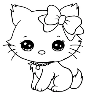 Página para Colorir Charmmy Kitty Fofinha