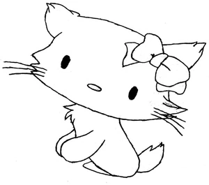 Página para Colorir Charmmy Kitty da Sanrio
