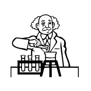 Cada Tubo Contém uma Substância Única Coloring Page