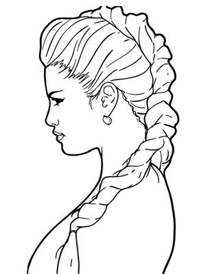 Página para Colorir Imprimir página para colorir da Selena Gomez
