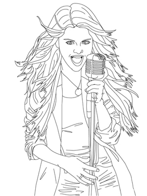 Cantando é Selena Gomez