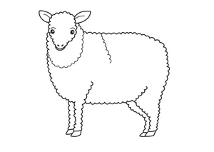 Página para Colorir Página para Colorir Desenho de Bando de Animais Peludos