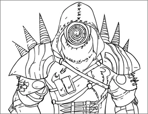 Página para Colorir Aventura de Perfuração Titan