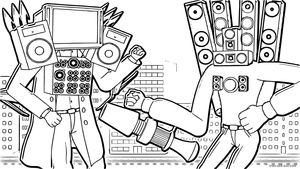 Titan TV Man e Titan Speakerman