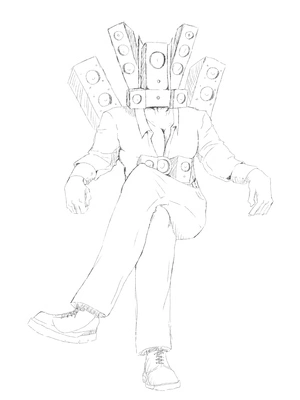 Página para Colorir Titus, o Titã Orador - Página para Colorir