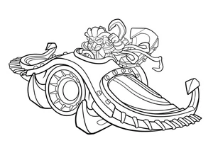 Página para Colorir Skylanders Crepúsculo
