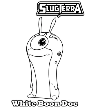 Página para Colorir Filhote Feliz do Caracol Respeitoso