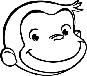 Rosto de Macaco Sorridente
