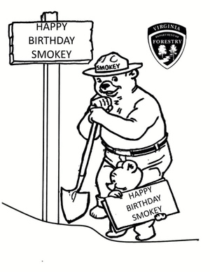 Celebração de Aniversário do Smokey Bear
