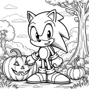 Sonic Adorável no Halloween