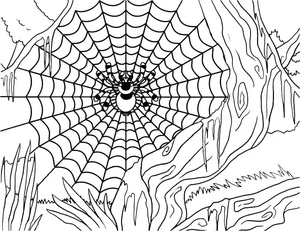 Página para Colorir Página para Colorir de Aranha