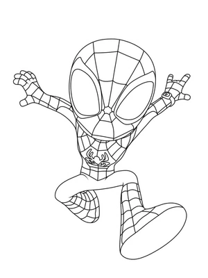 Página para Colorir Página para Colorir do Homem-Aranha