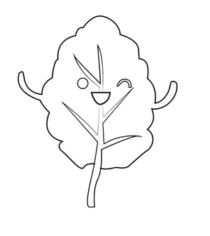 Página para Colorir Personagem Espinafre