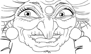 Yubaba do anime "Spirited Away"