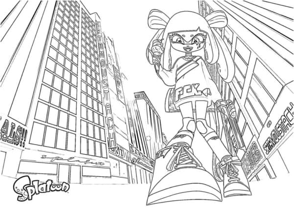 Página para Colorir A Conquista Colorida de Callie