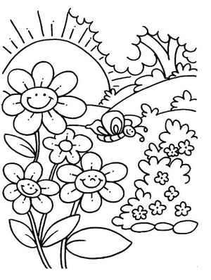 Borboleta e Flor da Primavera