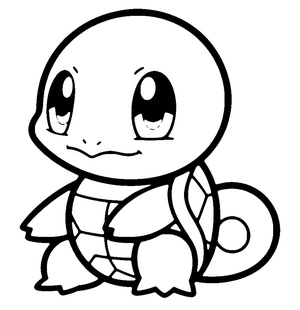 Adorável Squirtle Pokémon