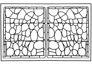 Design de Vitral para Imprimir