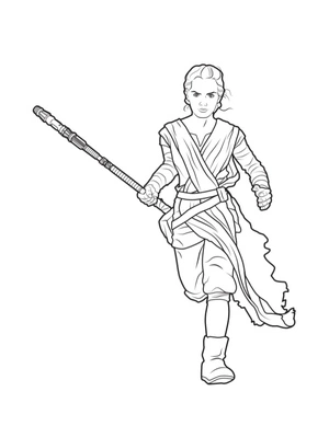Página para Colorir Rey em Movimento