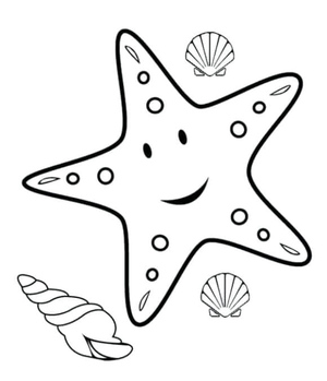 Estrela-do-mar Fofa