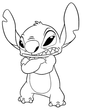 Stitch Sentindo-se Triste