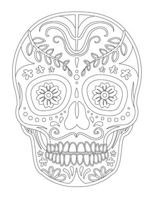 Caveira de Açúcar Encantadora