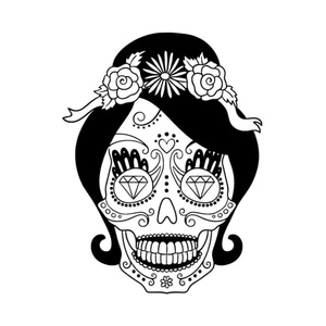 Dama com Caveira de Açúcar