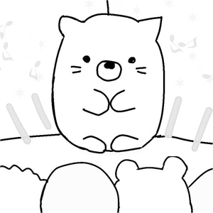 Página para Colorir de Sumikko Gurashi 7