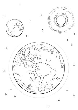 Sol e Dois Planetas