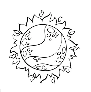 Página para Colorir Liberdade Ensolarada