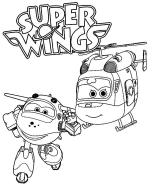Jett e Dizzy de Super Wings