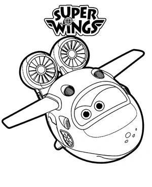 Página para Colorir Mira dos Super Wings