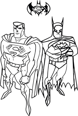 Superman e Batman lado a lado