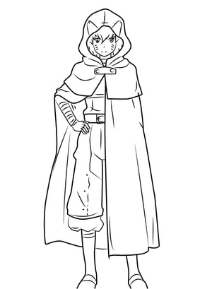 Argo de Sword Art Online - Página para Colorir